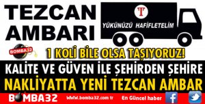 NAKLİYATTA YENİ TEZCAN AMBAR! KALİTE VE GÜVEN İLE ŞEHİRDEN ŞEHİRE
