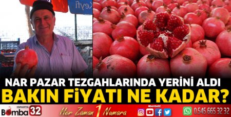 Nar pazar tezgahlarında yerini aldı