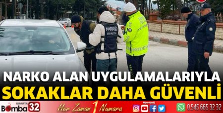 Narko Alan Uygulamalarıyla sokaklar daha güvenli 