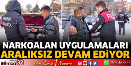 Narkoalan Uygulamaları aralıksız devam ediyor