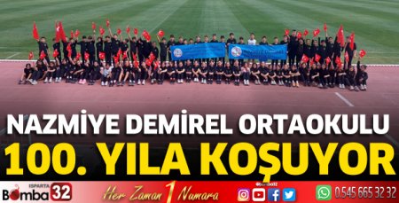 Nazmiye Demirel Ortaokulu 100. yıla koşuyor