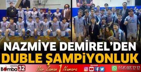 Nazmiye Demirel’den duble şampiyonluk