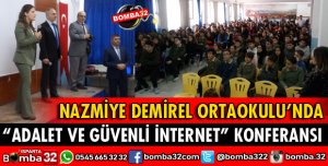NAZMİYE DEMİREL'DE ÖĞRENCİLERE KONFERANS