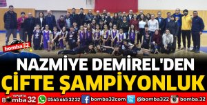 NAZMİYE DEMİREL'DEN ÇİFTE ŞAMPİYONLUK