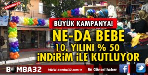 NEDA BEBEK MAĞAZASINDA  İNDİRİM FIRSATI