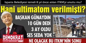 NE ZAMAN BİTİRİLECEK BELLİ DEĞİL