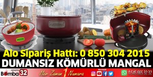 NEDYME Dumansız Kömürlü Mangal 