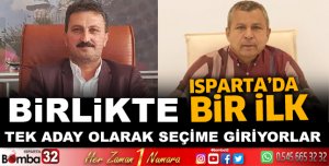 Nevzat Demirel ve Hüdai Şahin Tek aday oldular