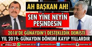 NEYİN PEŞİNDESİN SEN BAŞKAN