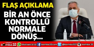 Normale dönüş için gerekli adımlar atılacak