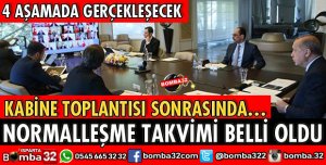 NORMALLEŞME TAKVİMİ BELLİ OLDU