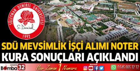 Noter Kura Sonuçları Açıklandı