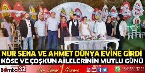 Nur Sena ile Ahmet evlendi