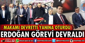NURİ ERDOĞAN GÖREVİ DEVRALDI