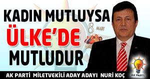Nuri Koç'tan Kadınlar Günü Mesajı