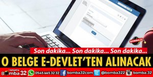 O BAŞVURULAR EDEVLET KAPISINDA