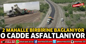 O CADDE ASFALTLANIYOR