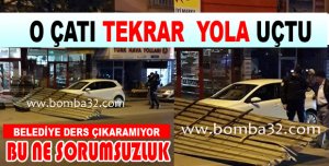 O ÇATI YİNE UÇTU