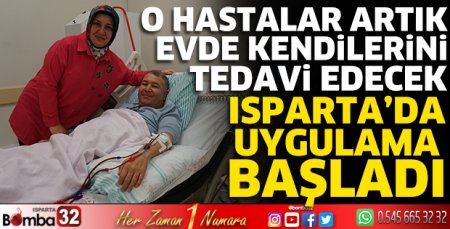 O hastalar artık evde kendileri tedavi edecek