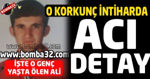 O İNTİHARIN ACI DETAYI ORTAYA ÇIKTI !