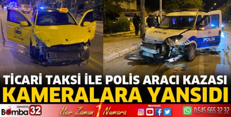 O kaza güvenlik kameralarına yansıdı