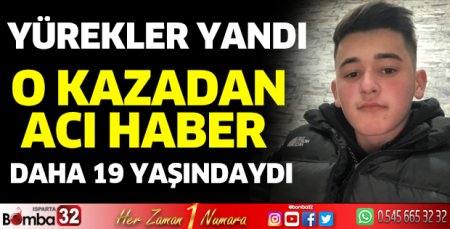 O kazadan acı haber 