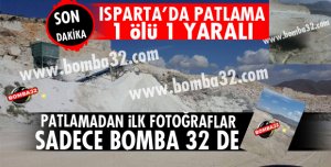 O PATLAMADAN İLK GÖRÜNTÜLER