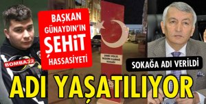 O SOKAĞIN ADI ARTIK SEZGİN ULUDAĞ SOKAĞI