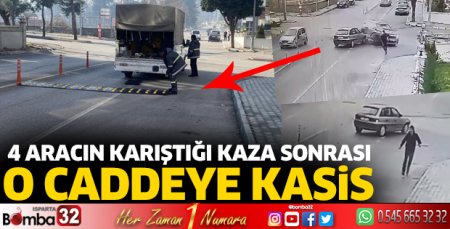 O yola önlem alındı