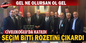 O ZİYARETTE CİVELEKOĞLU'DA YER ALDI