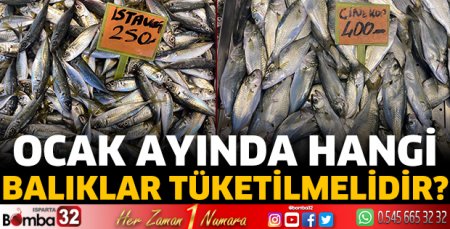 Ocak ayında hangi balıklar tüketilmelidir?