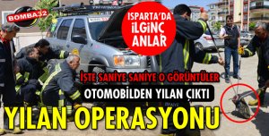 OFFROAD’A GİTTİ YILANLA DÖNDÜ, İTFAİYE DOĞAL ORTAMINA SALDI