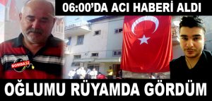 OĞLUMU RÜYAMDA GÖRDÜM