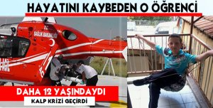 ÖĞRENCİ OKULDA KALP KRİZİ GEÇİRDİ
