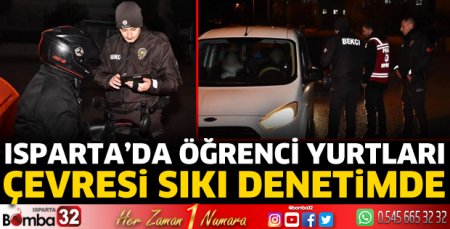 Öğrenci yurtları çevresinde denetim 