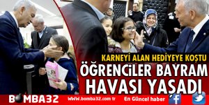 Öğrenciler bayram havası yaşadı