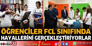 Öğrenciler FCL sınıfında hayallerini gerçekleştiriyorlar