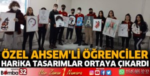 ÖĞRENCİLER HARİKA TASARIMLAR ORTAYA ÇIKARDI
