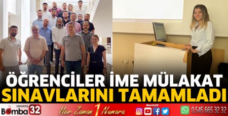 Öğrenciler İME mülakat sınavlarını tamamladı