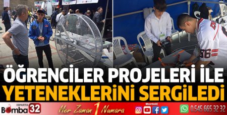 Öğrenciler projeleri ile yeteneklerini sergiledi