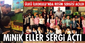 ÖĞRENCİLER RESİMLERİNİ SERGİLEDİLER