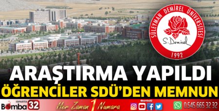 Öğrenciler SDÜ'den memnun