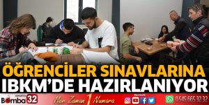 Öğrenciler sınavlarına IBKM’de hazırlanıyor