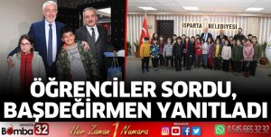 Öğrenciler sordu, Başdeğirmen yanıtladı