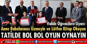 ÖĞRENCİLER YARIYIL KARNE SEVİNCİ YAŞADI