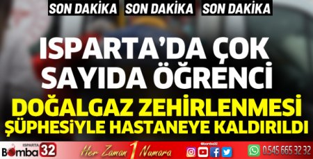 Öğrenciler zehirlendiği şüphesiyle hastaneye kaldırıldı