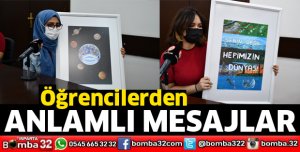 Öğrencilerden Anlamlı Mesajlar