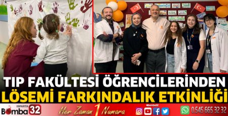 Öğrencilerden Lösemi Farkındalık Etkinliği