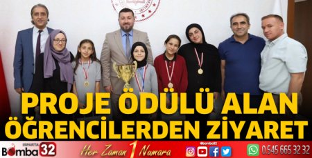 Öğrencilerden Müdür Ocak'a ziyaret