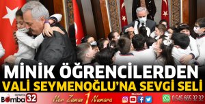 Öğrencilerden Vali Seymenoğlu'na ziyaret